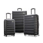 Samsonite Omni 2 Hardside 3 Piece Set - Includes Global Carry-On, Medium, & Large Checked Suitcases - 360° Dual Spinner Wheels - Integrated TSA Lock & Expansion - Amazon Exclusive - Midnight Black - color: Midnight Black, size: 3-Piece Set (Carry on/Mediu