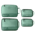 Eagle Creek Pack-It Reveal Carry-On Set - Compression Cube S (2x) & M (1x) & Clean/Dirty Cube M - Angled Zipper Stackable Carry-On Packing Tubes - Travel Essentials - Willow Green - color: Green