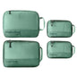Eagle Creek Pack-It Reveal Carry-On Set - Compression Cube S (2x) & M (1x) & Clean/Dirty Cube M - Angled Zipper Stackable Carry-On Packing Tubes - Travel Essentials - Willow Green - color: Green