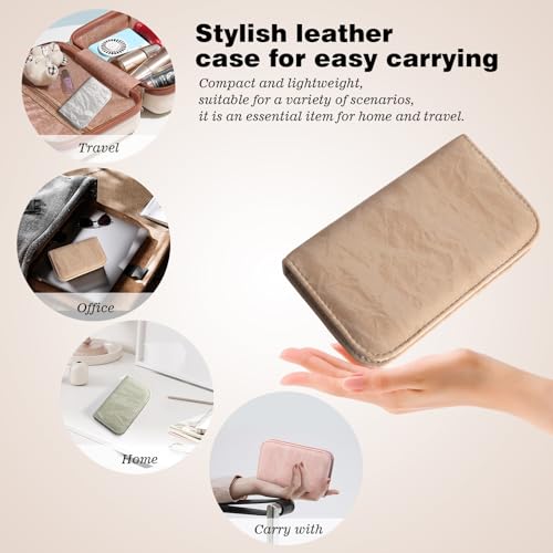 Manicure Pedicure Set, Nail Clipper Set 10-Piece Set Professional Manicure Kit Nail Kit with Portable Brown Travel Case Gift for Men Boyfriend Parent - color: brown