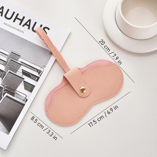 3 Pcs Leather Sunglasses Bag Glasses Storage Case Portable Eyeglass Case for Travel, Fashion Sunglasses Bag for Women Men Office Daily Use