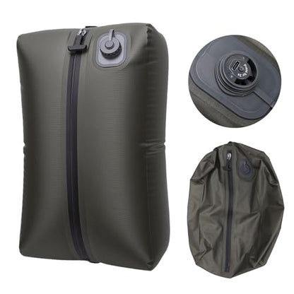 Naroote 20L Reusable Travel Vacuum Bag, Built in Pump Rechargeable Folding Compression Bag, Luggage Space Saver Packing Tool, Ideal for Camping Carry On Suitcases Backpack Seal (Green Grid) - color: Green Grid