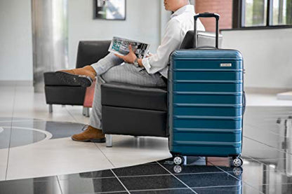 Samsonite Omni 2 Hardside 3 Piece Set - Includes Global Carry-On, Medium, & Large Checked Suitcases - 360° Dual Spinner Wheels - Integrated TSA Lock & Expansion - Amazon Exclusive - Midnight Black - color: Midnight Black, size: 3-Piece Set (Carry on/Mediu