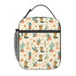 Insulated Lunch Box for Kids Boys Girls, Reusable Lunch Bag for School, Office, Work, Picnic, Travel, Western Cowboy Boots and Cacti Lunch Box - color: lunch box 67