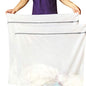 Runtoo 2 Pack 36 x 36 inches Extra Large Laundry Bag Delicates Wash Bags Camp Travel Heavy Duty Zipper Big Net Sweater Curtain Bedding Robes Blanket Jumbo Toys Organizer - size: 2 PACK