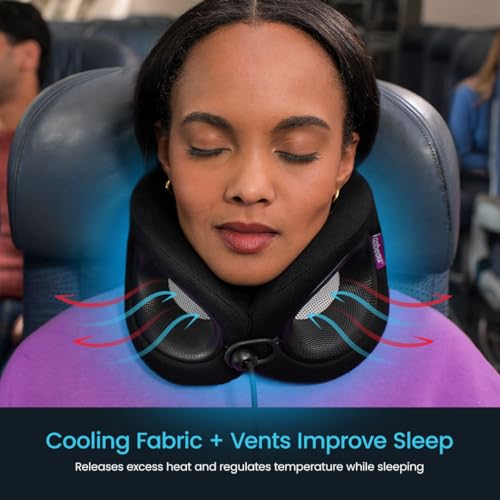 Cabeau Evolution X Travel Essential Neck Pillow - Award Winning Innovative Travel Pillow - The Only Customizable Neck Pillow that Works - Diamond - color: Diamond