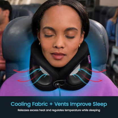 Cabeau Evolution X Travel Essential Neck Pillow - Award Winning Innovative Travel Pillow - The Only Customizable Neck Pillow that Works - Diamond - color: Diamond