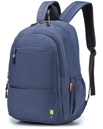 Personal Item Bag 17x10x9 Travel Backpack Carry On Flight Approved Ryanair 40x20x25cm Lightweight Waterproof Causal Bookbag for College, Travel (Blue) - color: Blue