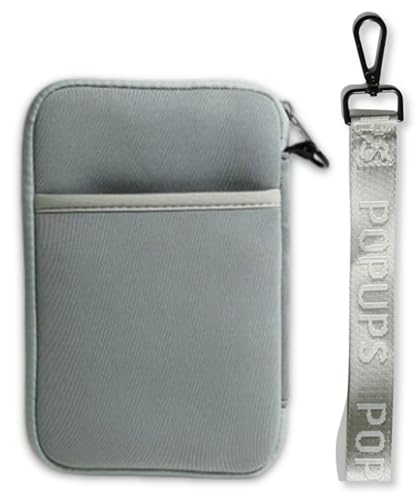 POPUPS Passport Travel Wallet for Women - Large Multiple Document Organizer and Holder with Wristlet (Stone Grey) - color: Stone Grey