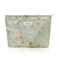 Wudygirl Aesthetic Makeup Bag Large Capacity Cosmetic Bag Canvas Makeup Pouch Toiletry Bag for Women and Girls Travel Floral Make up Bag Makeup Organizer with Zipper (Oli Rose) - color: Oli Rose