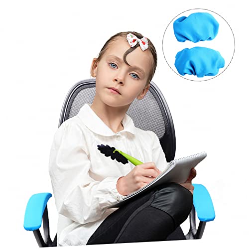 Elastic Polyester Chair Armrest Covers Protective Sleeves for Study Chairs Stretchable Pressure-Relief Suitable for Office Home Gaming and Airplane Seating