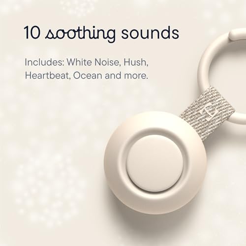 Hatch Go | Portable Sound Machine for Babies and Kids | Sleep Soother | 10 Soothing Sounds | White Noise | Shush | Travel | Registry Gift | Baby Shower | Clips on Stroller | Putty - color: Putty