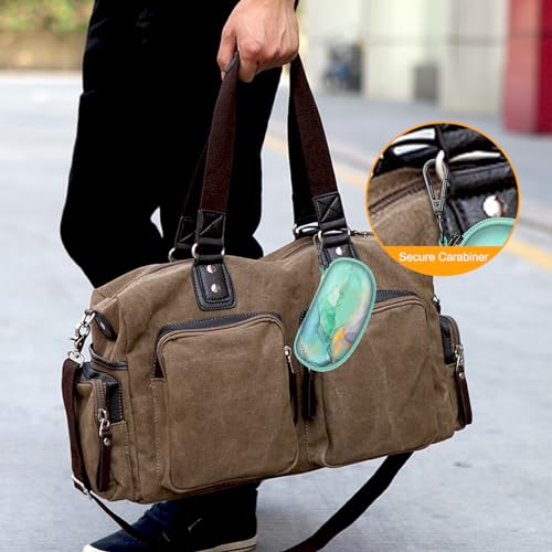 Fintie Sunglasses Case with Carabiner, Hard Shell Shockproof Sport Glasses Cases Travel Zipper Eyeglasses Holder, Emerald Marble - color: Emerald Marble