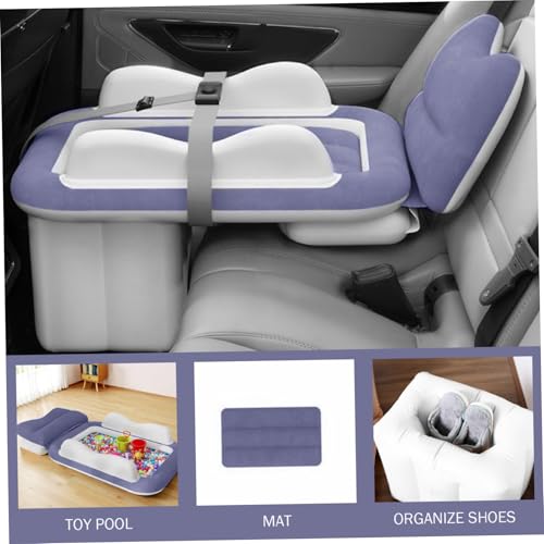 Toddler Airplane Bed, Comfortable Toddler Inflatable Bed with Pump, Patch Kit and Storage Bag, Portable for Car, Plane, Travel, Camping Airplane.