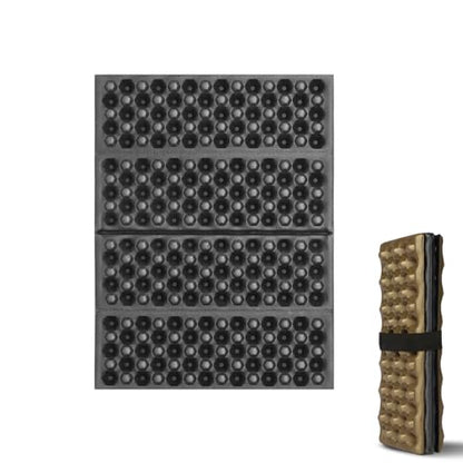 FOCHIER F Stadium Seat Pad, Camping Foam Pad, Foldable Z Stadium Seat Cushion Insulated Sitting Pad for Camping Backpacking Stadium Outdoor Picnic, Hiking, Mountaineering,Bleachers - color: Black 1PC