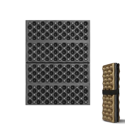 FOCHIER F Stadium Seat Pad, Camping Foam Pad, Foldable Z Stadium Seat Cushion Insulated Sitting Pad for Camping Backpacking Stadium Outdoor Picnic, Hiking, Mountaineering,Bleachers - color: Black 1PC
