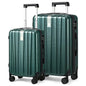 Hanke Luggage Sets 2 piece Carry On Luggage with Wheels PC Hard Shell Suitcases Lightweight Travel Luggage Travel Suitcase Woman Men 20/29 Inch (Blackish Green) - color: Blackish Green, size: 2 Piece Set（20/29）