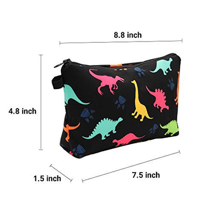 Cute Travel Makeup Bag Cosmetic Bag Small Pouch Gift for Women (Dinosaur) - color: Dinosaur