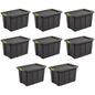 Sterilite 8-Pack Storage Bins with Lids, Heavy Duty Totes, Tuff1, 30 Gallon, Flat Gray - color: Flat Gray, size: 30 Gallon (8 Pack)