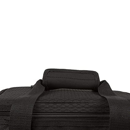 Picnic TIME Cellar 6-Bottle Wine Carrier & Cooler Tote, Insulated Padded Wine Cooler Bag for Travel, Portable Water-Resistant Wine Bag, (Black with Gray Accents) - style: Wine Carrier