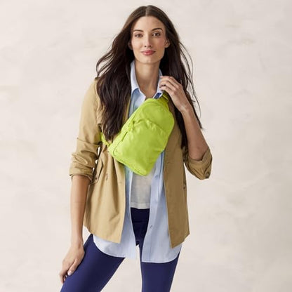 Vera Bradley Women's Ripstop Lorman Sling Backpack, Lime Green, One Size - color: Lime Green