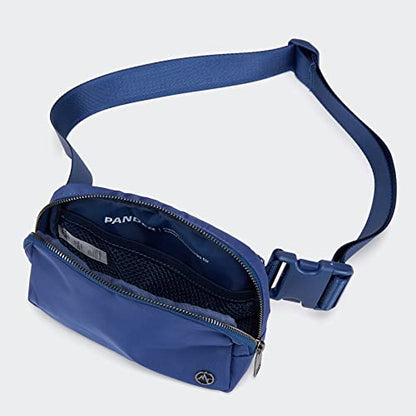 Pander Cross Body Fanny Pack for Women, Fashion Waist Packs, Crossbody Bags, Belt Bag with Adjustable Strap (Blue Perennial). - color: Blue Perennial