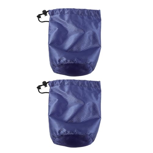 2pcs Compression Storage Bags: Oxford Cloth Drawstring Stuff for Down Jackets & Clothes - Space-saving Organizer for Travel, Camping, Home Use