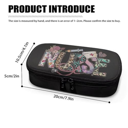 Leopard Print Insulin Cooler Travel Case for Insulin Pen Cooling Case Portable Medication Insulated Diabetic Carrying Pack for Insulin Pen Glucose Meter and Diabetic Supplies - color: Leopard Print Nurse