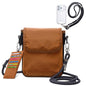 HUA ANGEL Small Crossbody Bag for Women, Phone Lanyard for Women/Men, Cell Phone Purses with Detachable 6-Layer Card Holder - color: Orange