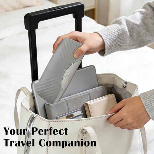2 Slot Watch Travel Case for Men, Portable Silicone Watch Storage Box and Organizer with Removable Pillows, Fit for Wristwatches and Smart Watches up to 50mm, Anti-scratches and Protection