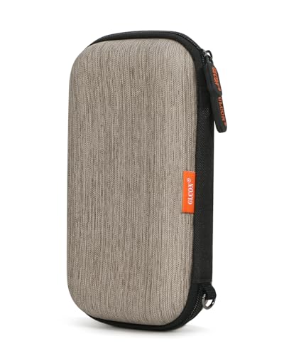 Hard Drive Case for WD Elements/Samsung T9/Seagate 1TB 2TB 4TB - color: Stripe Light Brown