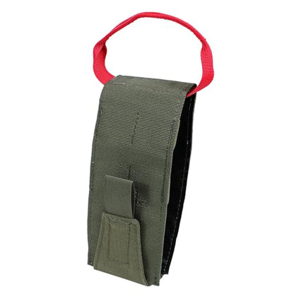 IFAK Insert, Tactical Pocket First Aid Pouch Insert, Portable EDC Slim Medical Trauma Kit Organizer MED Panel Webbing Handle - color: Ranger green