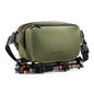 K&F CONCEPT Camera Sling Bag Crossbody Bag Waterproof Camera Shoulder Backpack DSLR/SLR/Mirrorless Camera Case - color: 03 Green Medium