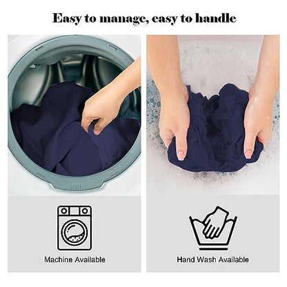 Sleeping Bag Liner,Travel Sheet & Adult Sleep Sack, Camping Sheets Travel Sleep Sack for Backpacking,Hotels & Hostels -Lightweight Single &Double Travel Sheet Camping Sheets - color: Single Navy