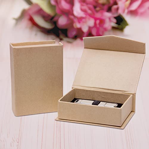 Neil Enterprises Inc. Brown Natural Kraft Paper Flash Drive Box
