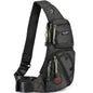 NICGID Sling Bag Chest Shoulder Backpack Crossbody Bags Casual Daypack for Men Women - color: Black
