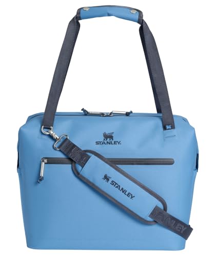 Stanley All Day Julienne Soft Cooler Bag and Lunch Box | Insulated Travel Bag with Zipper | BPA-Free - color: Blue Sky, style: Max