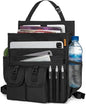 Car Front Seat Organizer Backseat Organizer with Dedicated Tablet Laptop Storage Adjustable Shoulder Strap Cup Holder Truck Seat Storage Universal Fits for Most of Car