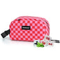 Cerbonny Small Cooler Bag Freezable Lunch Bag for Work School Travel, Leak-proof, Insulated, Waterproof, Portable, Pink Checkerboard - color: Pink Checkered