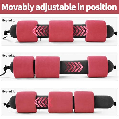 3-Ring Memory Foam Travel Neck Pillow It has obtained a Patent. The Three Rings can be movably Adjusted to Provide Flexible Support for The Neck, Head, and Other Areas.Peach Pink - color: Peach Pink