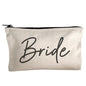 Moonlight Makers, Bride, Funny Canvas Makeup Bag, Organizer Pouch, Cute Travel Accessories for Women, 100% Cotton Cosmetic & Toiletry Bags - style: Bride