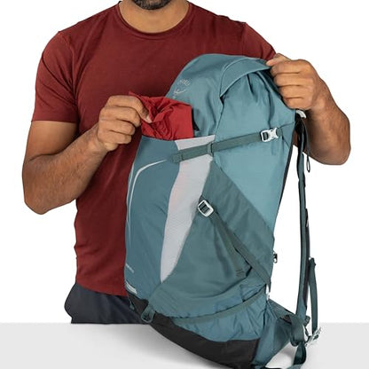 Osprey Sportlite 30L Lightweight Hiking Backpack for Men and Women - Everyday Hiking Bag - Travel Daypack, Graphite Purple - color: Graphite Purple, style: 30l