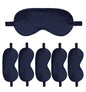 6PACK Silk Sleep Mask Satin Eye Masks Blackout Silky Eyeshade Cover Soft Blindfold Eyeshades for Women Sleeping Travel Gift