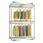 VIPEK X1 Expandable Clothes Rack Heavy Duty Adjustable from 2' to 3'5" with Adjustable Shelves and Hanger Rods, Reach-in & Walk-in Closets Metal Garment Racks Portable Closet, Gold - color: Gold, size: X1