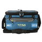 Titan by Arctic Zone Deep Freeze Cooler - Zipperless Hardbody Cooler - Deep Freeze Insulation, HardBody Liner, and SmartShelf - color: Marine Blue, size: 48 Can