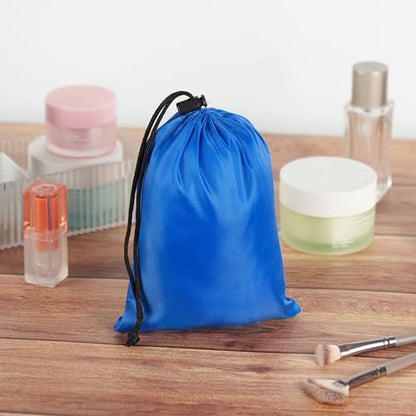 PALTERWEAR Drawstring Bag with Toggle - Nylon Cinch and Ditty Pouch Six-Pack (Blue, 5 x 7 Inch, Set of 6) - color: Blue, size: 5 x 7 Inch