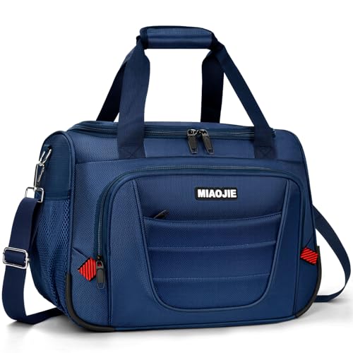 Underseat Carry On luggage Bag Airplanes Personal Item Bags Weekender Overnight Travel Tote Bag Shoulder Small Softside Carry on Luggage Travel Duffel Bags For Men Women -18 IN Navy Blue - color: Navy Blue, size: 18 IN