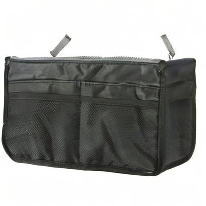 Wrapables® Unisex Bag Insert Organizer, Travel Bag Organizer - Black - color: Black