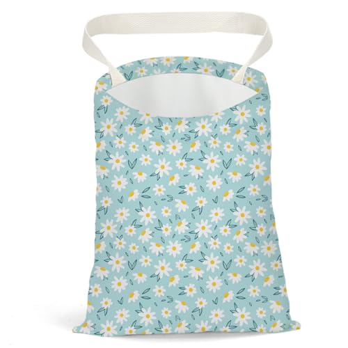 Daisy Decor Car Trash Bag Car Garbage Bag Hanging Cars Trash Can Spring Decor Waterproof Cars Back Seat Organizer for Vehicle Travelling Swimming Camping - color: Flower 09