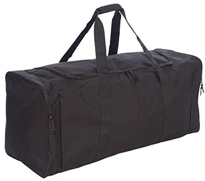 Jetstream Heavy Duty Multi Pocket Durable Sports Gym Equipment Travel Duffel Bag - color: XL 36" Black, size: 36IN